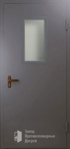 Фото двери «Техническая дверь №4 однопольная со стеклопакетом» в Лыткарино