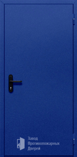 Фото двери «Однопольная глухая (синяя)» в Лыткарино