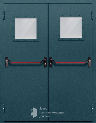 Фото двери «Двупольная со стеклом и антипаникой №57» в Лыткарино