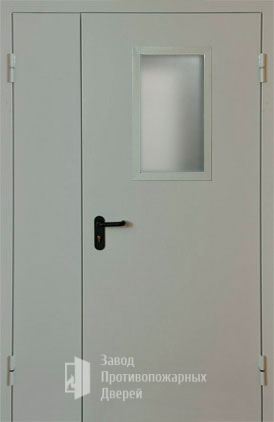 Фото двери «Полуторная со стеклом EI-30» в Лыткарино