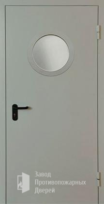 Фото двери «Однопольная с круглым стеклом EI-30» в Лыткарино
