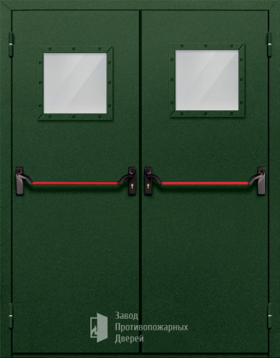 Фото двери «Двупольная со стеклом и антипаникой №59» в Лыткарино