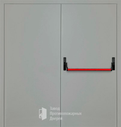 Фото двери «Двупольная глухая с антипаникой (2 створки) EI-30» в Лыткарино