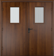 Фото двери «Двупольная МДФ со стеклом EI-30» в Лыткарино