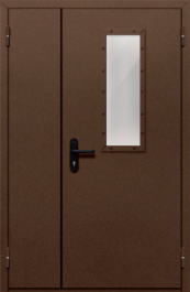 Фото двери «Полуторная со стеклом №28» в Лыткарино