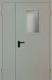 Фото двери «Полуторная со стеклом EI-30» в Лыткарино