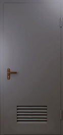 Фото двери «Техническая дверь №3 однопольная с вентиляционной решеткой» в Лыткарино