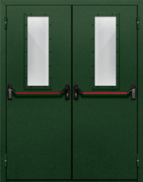 Фото двери «Двупольная со стеклом и антипаникой №69» в Лыткарино